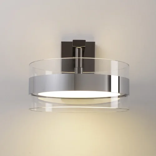 Бра LED MYSELF AP10W LED Crystal Lux прозрачный на 1 лампу, основание хром в стиле современный фото 4