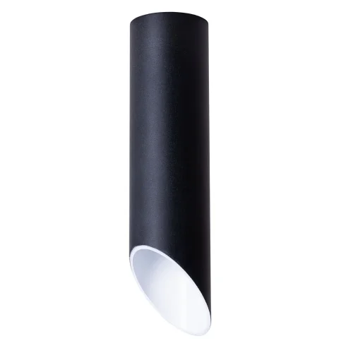 Светильник накладной Pilon A1622PL-1BK Arte Lamp чёрный на 1 лампу, основание чёрное в стиле современный круглый