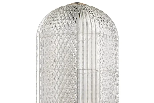 Настольная лампа LED Candels L 4.T1 G Arti Lampadari прозрачная 1 лампа, основание золотое металл в стиле современный  фото 3