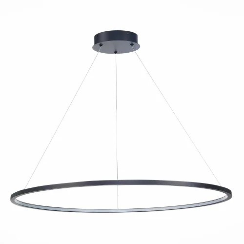 Светильник подвесной LED St603 In ST603.443.46 ST-Luce чёрный 1 лампа, основание чёрное в стиле хай-тек кольца фото 2