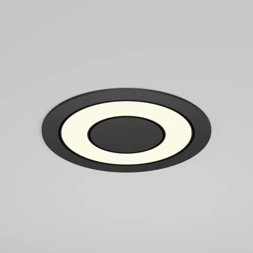 Светильник точечный LED Vector 3000K 12Вт 100° DL102-12W3K-B Maytoni чёрный на 1 лампу, основание чёрное в стиле современный хай-тек круглый фото 5