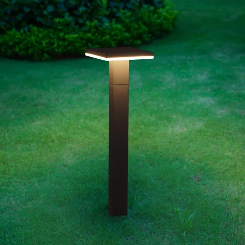 Парковый светильник LED Tignes 6499 Mantra уличный IP54 чёрный на 1 лампу, плафон чёрный в стиле современный LED фото 3