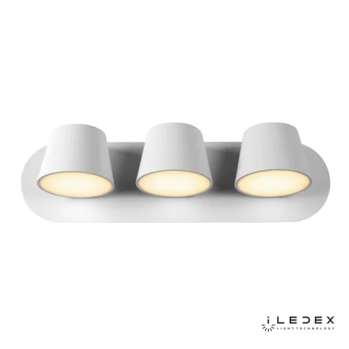 Бра LED Flexin W1118-3AS WH iLedex белый на 1 лампа, основание белое в стиле современный хай-тек  фото 2