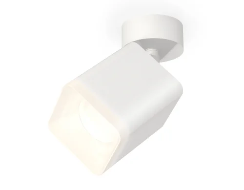Светильник накладной Techno spot XM7812022 Ambrella light белый 1 лампа, основание белое в стиле хай-тек современный квадратный