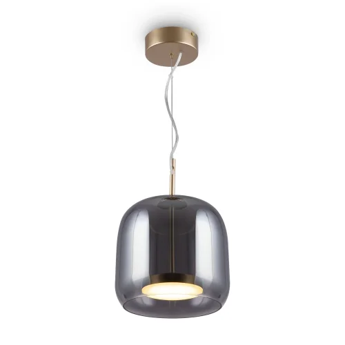 Светильник подвесной LED Madmen MOD128PL-L6SG Maytoni чёрный серый 1 лампа, основание бронзовое в стиле современный арт-деко 