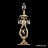 Настольная лампа 72400L/1-33 FP FA4S Bohemia Ivele Crystal без плафона 1 лампа, основание бронзовое металл в стиле классика sp