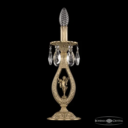 Настольная лампа 72400L/1-33 FP FA4S Bohemia Ivele Crystal без плафона 1 лампа, основание бронзовое металл в стиле классический sp
