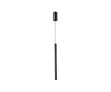 Светильник подвесной LED Элени 08463-59A,19 Kink Light чёрный на 1 лампу, основание чёрное в стиле минимализм современный трубочки