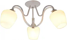 Люстра потолочная Abegail TL1133-3D Toplight белая на 3 лампы, основание белое в стиле современный 