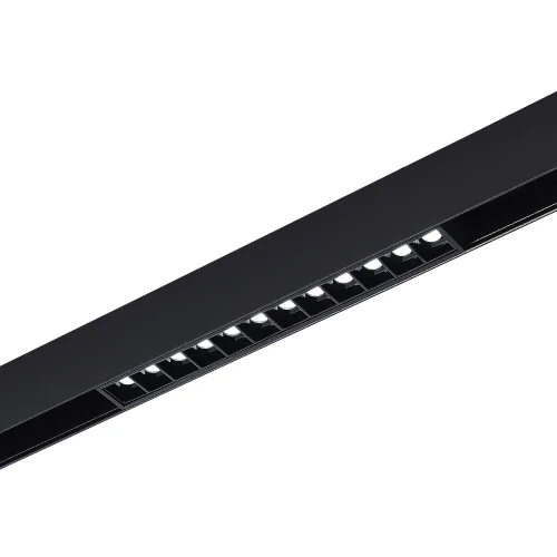 Трековый светильник магнитный LED Smart ST371.406.12 ST-Luce чёрный для шинопроводов серии Smart