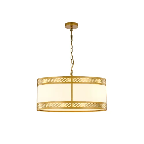 Люстра подвесная Exortivus 4011-3PC Favourite белая на 3 лампы, основание золотое в стиле классический 