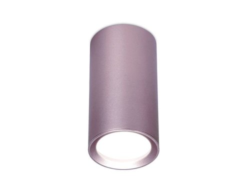 Светильник накладной TN220 Ambrella light фиолетовый 1 лампа, основание фиолетовое в стиле современный круглый