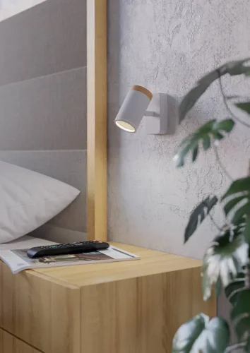 Бра Consuma 300003 Eglo белый на 1 лампу, основание белое в стиле современный фото 2 Бра Consuma 300003 Eglo белый на 1 лампу, основание белое в стиле современный фото 2