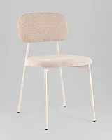 Стул Chao, бежевый, бежевые ножки, 2шт./уп. УТ000039974 Stool Group, бежевый/рогожка, ножки/металл/бежевый, размеры - *780****