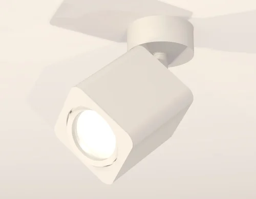Светильник накладной Techno spot XM7812010 Ambrella light белый 1 лампа, основание белое в стиле модерн хай-тек квадратный фото 2
