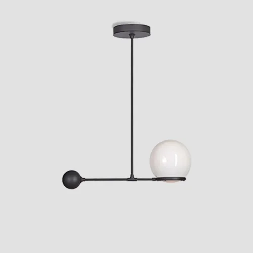 Люстра подвесная BALANCE 140546-26 ImperiumLoft белая на 1 лампу, основание золотое в стиле современный фото 3