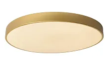 Светильник потолочный LED Unar 79185/60/02 Lucide белый 1 лампа, основание матовое золото латунь в стиле современный 