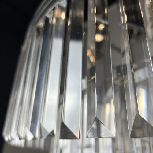 Люстра подвесная Fringe 228793-22 ImperiumLoft прозрачная на 17 ламп, основание хром в стиле современный арт-деко  фото 4