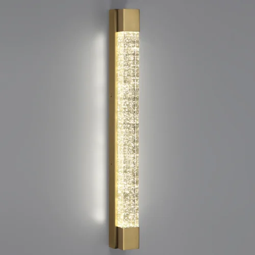 Бра LED Mirada 6681/12WL Odeon Light прозрачный на 1 лампа, основание античное бронза в стиле современный  фото 5