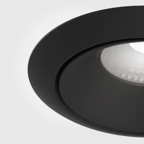 Светильник точечный LED Yin DL031-L12W4K-D-B Maytoni чёрный на 1 лампу, основание чёрное в стиле хай-тек современный фото 2