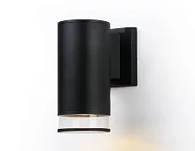 Настенный светильник ST3819 Ambrella light уличный IP54 чёрный 1 лампа, плафон чёрный в стиле хай-тек современный GU10