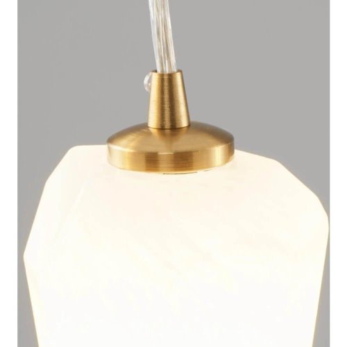 Светильник подвесной Catris V10311-5P Moderli белый 5 ламп, основание латунь в стиле современный  фото 2
