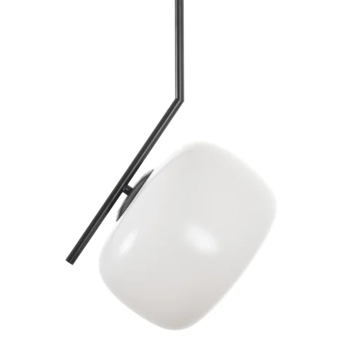 Светильник подвесной Single MR1720-1P MyFar белый 1 лампа, основание чёрное в стиле современный  фото 3