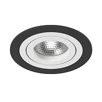 Светильник точечный Intero 16 Round i61706 Lightstar белый 1 лампа, основание чёрное в стиле хай-тек современный 
