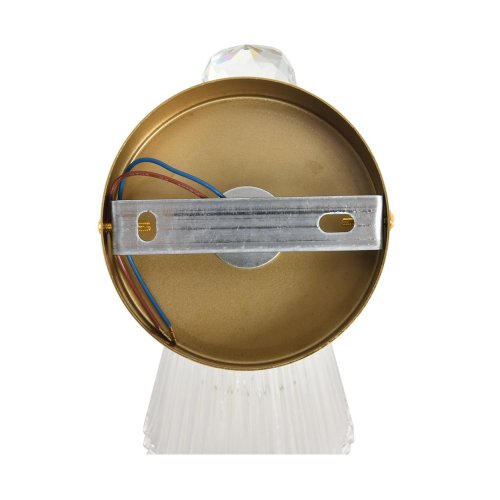 Бра Aurica 8046/1W Lumion прозрачный на 1 лампу, основание латунь в стиле классический фото 4