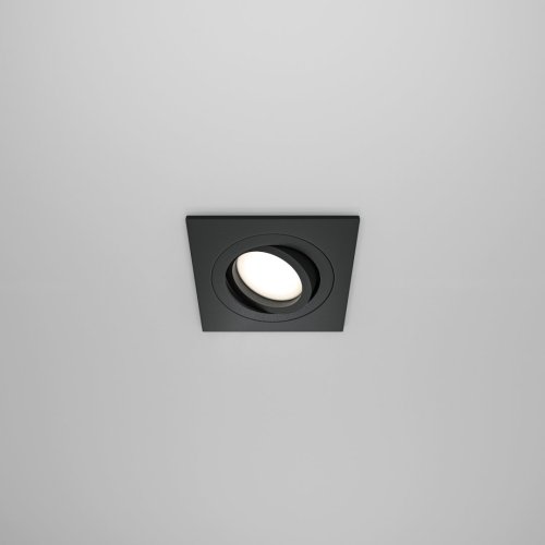 Светильник точечный Atom DL024-2-01B Maytoni чёрный 1 лампа, основание чёрное в стиле современный  фото 4