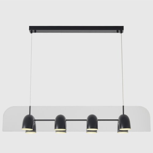 Светильник подвесной ЛЕД ELEMENT SP48W LED BLACK Crystal Lux белый на 1 лампу, основание чёрное в стиле лофт линейный фото 3
