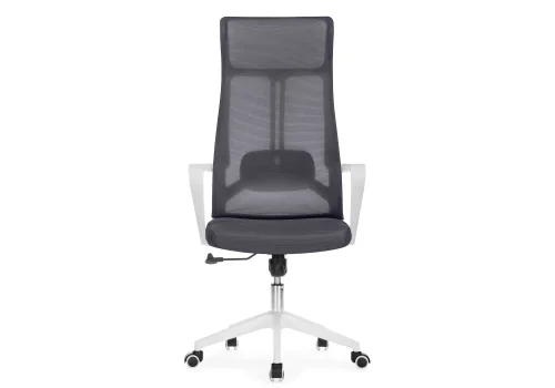 Компьютерное кресло Tilda dark gray / white 15627 Woodville, серый/сетка, ножки/пластик/белый, размеры - *1250***650*600 фото 3