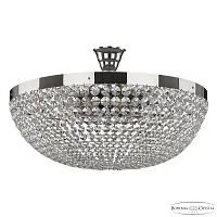 Люстра потолочная 19291/55NZ Ni Bohemia Ivele Crystal прозрачная на 8 ламп, основание никель в стиле классика r
