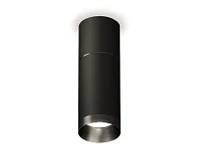 Светильник накладной Techno spot XS6323061 Ambrella light чёрный 1 лампа, основание чёрное в стиле современный круглый