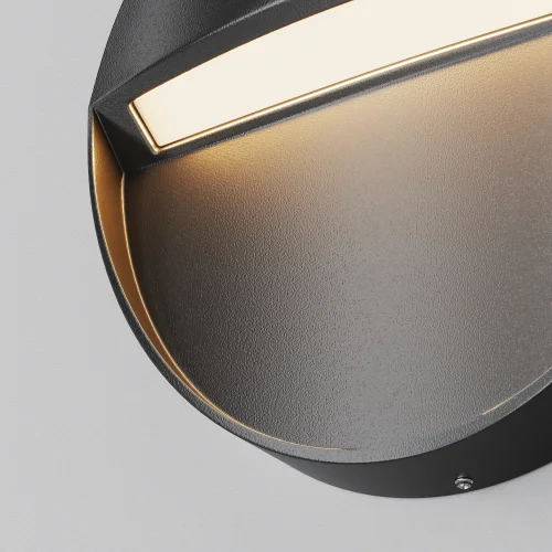 Подсветка для лестниц LED Mane O046SL-L3B3K Maytoni уличный IP54 чёрный на 1 лампу, плафон чёрный в стиле современный хай-тек LED фото 3