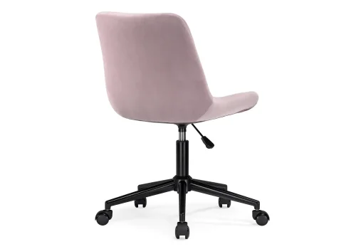 Компьютерное кресло Честер розовый (california 390) / черный 539244 Woodville, розовый/велюр, ножки/пластик/чёрный, размеры - *920***490*600 фото 5