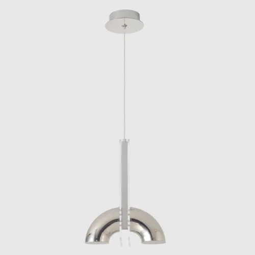 Светильник подвесной ЛЕД ELEMENT SP12W LED CHROME Crystal Lux белый на 1 лампу, основание хром в стиле лофт фото 4 Светильник подвесной ЛЕД ELEMENT SP12W LED CHROME Crystal Lux белый на 1 лампу, основание хром в стиле лофт фото 4