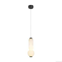 Светильник подвесной LED Awards FR6140PL-L12B1 Freya белый 1 лампа, основание чёрное в стиле современный 