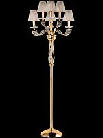 Торшер 702762К Osgona  белый 6 ламп, основание золотое в стиле классический
