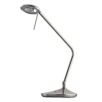 Настольная лампа LED Гэлэкси 632035901 DeMarkt матовая никель 1 лампа, основание матовое никель металл в стиле модерн 