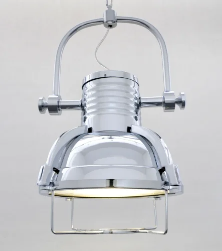 Светильник подвесной Loffi LDP 704 CHR Lumina Deco хром 1 лампа, основание хром в стиле современный лофт  фото 3