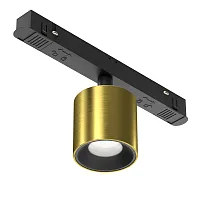 Трековый светильник LED Magnetic track system Exility TR132-4-7W-DS-BS Maytoni латунь для шинопроводов серии Magnetic track system Exility чёрный латунь