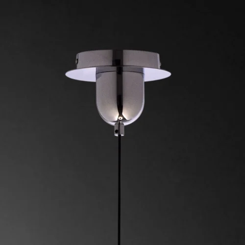 Светильник подвесной Sonata 6697 Mantra серый прозрачный 1 лампа, основание хром в стиле современный выдувное фото 4