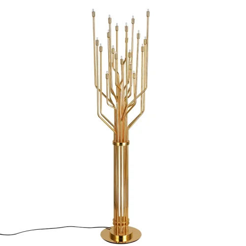 Торшер Janis 155010-60 ImperiumLoft  золотой 21 лампа, основание золотое в стиле современный
