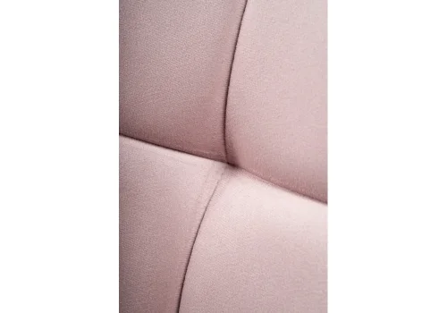 Стул на металлокаркасе Челси К розовый / белый 502088 Woodville, розовый/велюр, ножки/металл/белый, размеры - ****500*600 фото 6