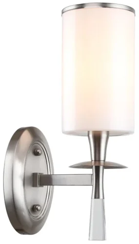 Бра Leader 1047/11/01W Stilfort белый на 1 лампа, основание никель в стиле современный 