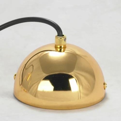 Светильник подвесной Boone LSP-8425 Lussole золотой без плафона 1 лампа, основание золотое в стиле лофт  фото 4