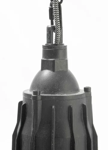 Светильник подвесной лофт Kingston GRLSP-9949 Lussole серый 1 лампа, основание серое в стиле лофт  фото 5