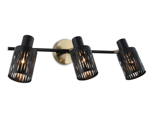 Спот с 3 лампами TR8669 Ambrella light чёрный E14 в стиле лофт 