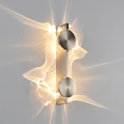 Бра ЛЕД Флэйм / Flame 10452/2W Nickel LOFT IT никель на 2 лампы, основание никель в стиле хай-тек отражённый свет Бра ЛЕД Флэйм / Flame 10452/2W Nickel LOFT IT никель на 2 лампы, основание никель в стиле хай-тек отражённый свет